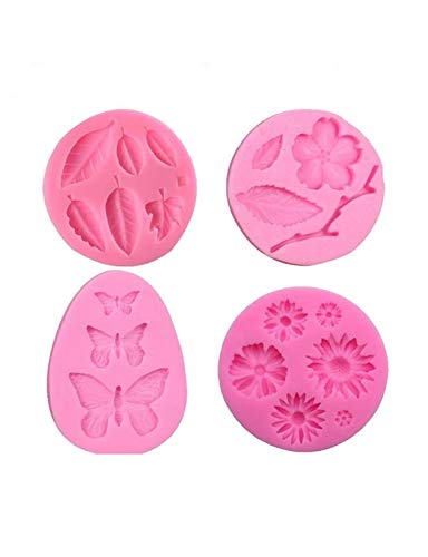 Flower Fondant Mold,Hot Chocolate Mold,Jelly Mold,Cake Decorations Mold,Polymer Clay,Cupcake Topper, Soap Wax Making