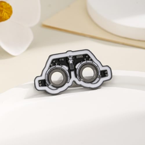Image of Medical Optometrists Enamel Brooch Ophthalmology Vision Test Optometry Pin Jewelry for Doctor Nurse Backpack Lapel Badge
