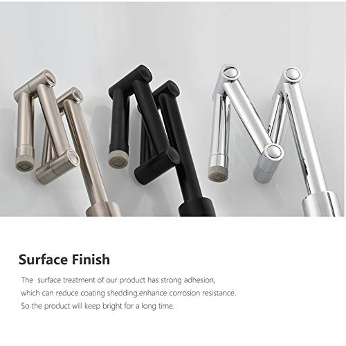 Robinet de cuisine pliant et extensible avec bec pivotant - 5