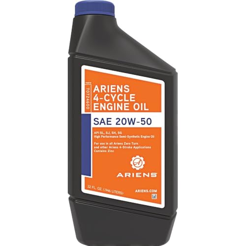 Ariens 70724600 Oil 20W50 Engine Blnd Zenith Limited Ikon-XD Ikon