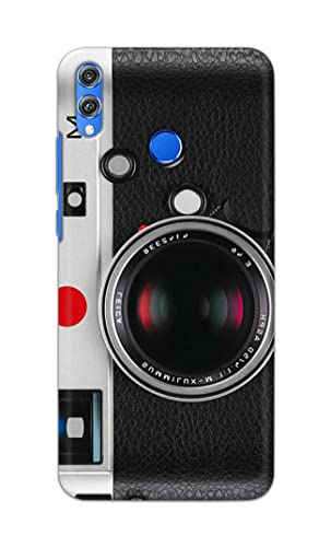 Image of Printed Hard Back Cover Case for Honor 8C Back Cover (Vintage Camera) -1302