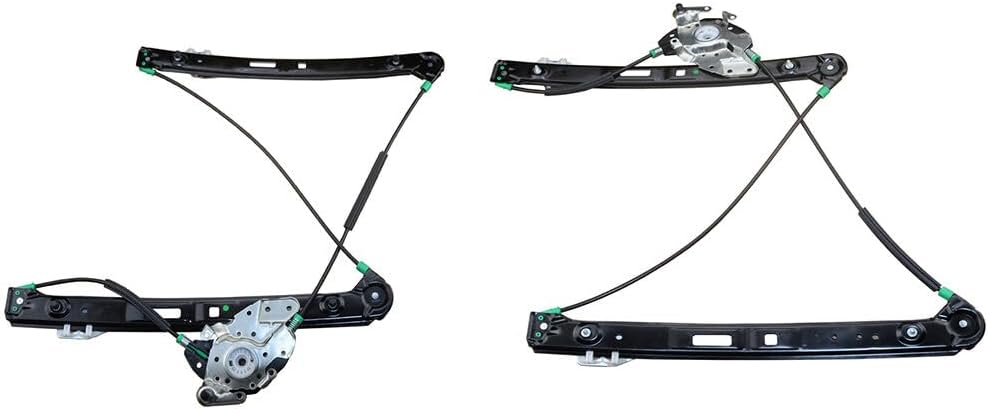 2pcs Car Window Regulator Front Left Right Side w/o Motor for BMW for 323i 1999-2000 for 325i 2001-2005 for 325xi 2001-2005 for 328i 1999-2000 for 330i 2001-2005 for 330xi 2001-2005