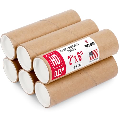 Tube d'expédition en carton renforcé ultra rigide avec double bouchon pour sécuriser vos œuvres