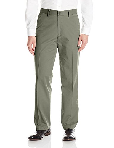 Dockers Men's Big and Tall Signature On The Go Khaki Straight Fit Flat Front Pant