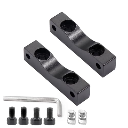 Canvia 2/4/8set 3D Printer Parts Aluminum Alloy Z Axis Stepper Motor Mount Block for Ender 3/ Ender 3 Pro/CR-10 Series Upgrade Kit (Size : 8set)