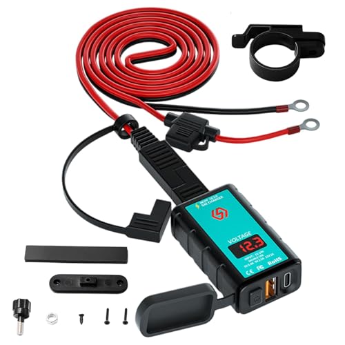 Cargador USB de motocicleta adaptador móvil carga rápida para quad ATV y scooter