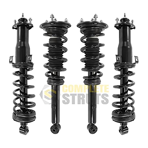 COMPLETESTRUTS - Front & Rear Complete Strut Assemblies with Coil ...