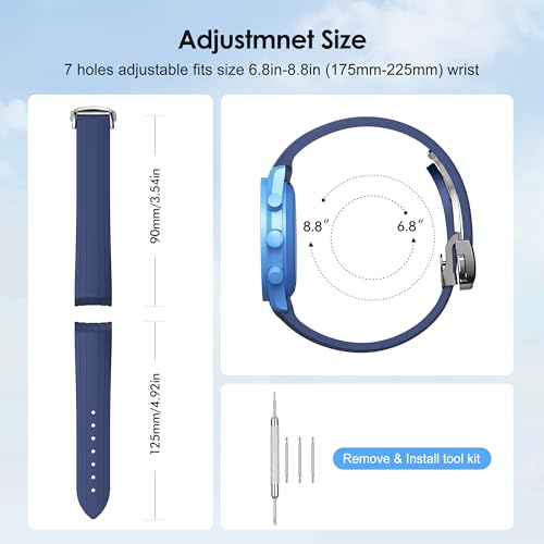 Bracelet MoonSwatch 20mm incurvé résolvant le problème d'interstice du boîtier - 7