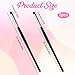 2 PCS Eyeliner Smudge Brush Pencil Soft Makeup Tool Reusable Tip Applicator Professional Sponge Blendings Makeup Tool Women Blending Eye Shadow Liner for Blending Eyeliner Smokey Eye