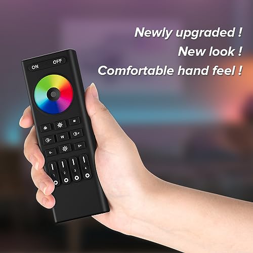 5050SMD FCOB COB RGBW Telecomando RF RC03RFB&C04RF Controllore Kit controllo remoto di gruppo wireless RF 2,4 GHz a 4 zone per strisce LED RGBW (+ V R G B W) a 5 pin DC5V DC12V DC24V - Illuminazione - Immagine 5