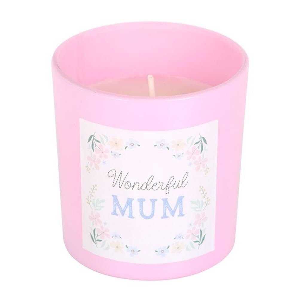 Quitting Hollywood Multicoloured Wonderful Mum Cherry Blossom Candle