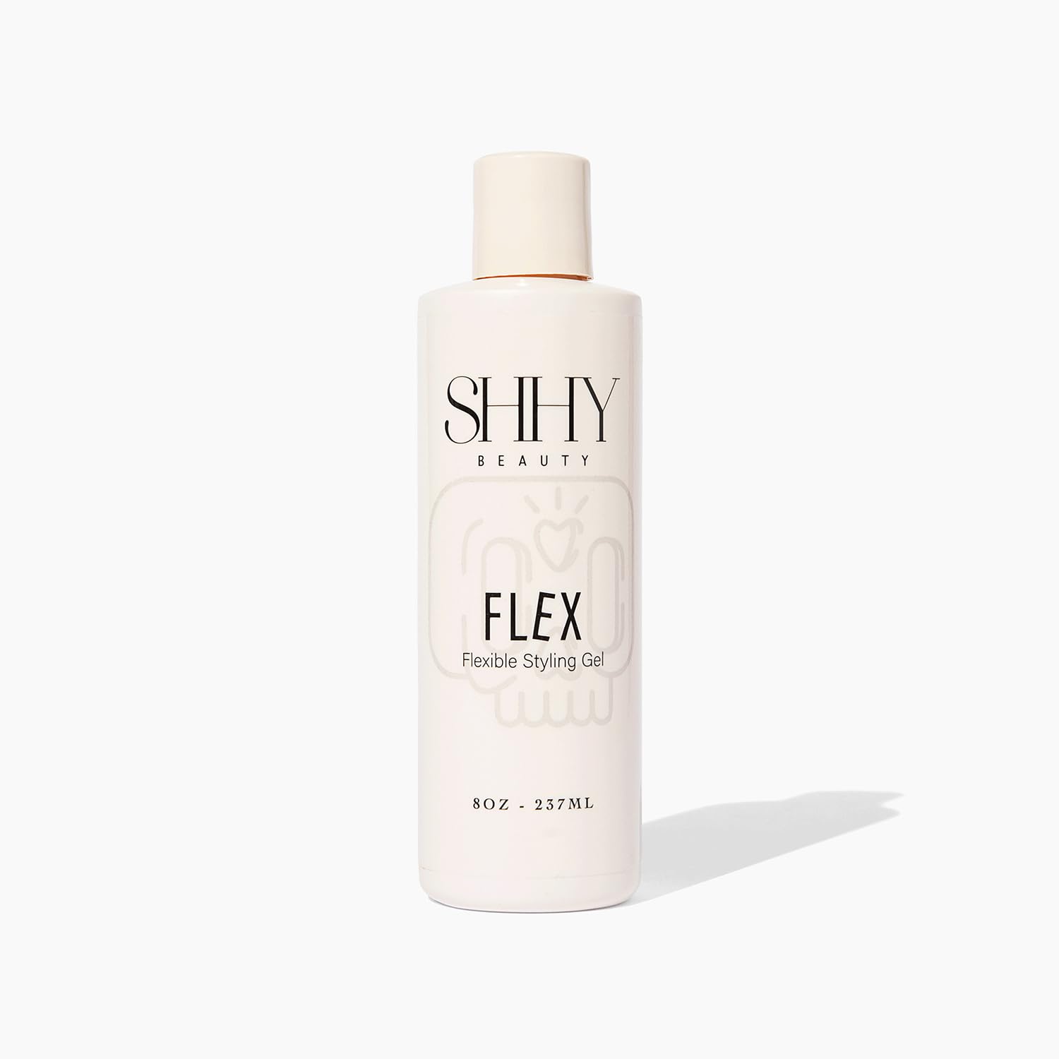 SHHY BEAUTY FLEX Styling Gel, Lightweight Vegan Hair Styling Gel with Flaxseed Oil, Banana Extract, and Hibiscus Flower Extract, Natural Hold, Frizz