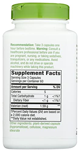 Nature's Way Valerian Root, (Gelatin) Capsules 180 Ea #TOP3