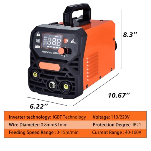 Dual Voltage 4-in-1 MIG/MMA Welder