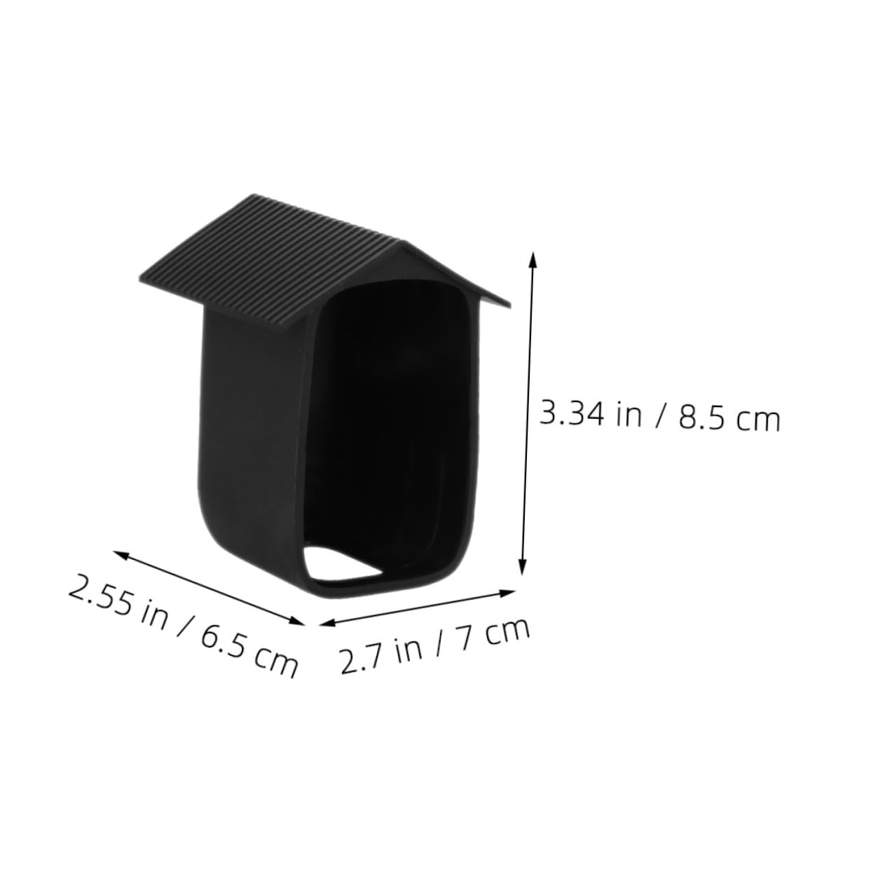 HOMSFOU 4 Set Custodia Della Fotocamera Custodia Fotocamera Copertura Antipioggia Protettivo Sicurezza Esterna Macchinetta Fotografica Protezione Per Esterna Black 2 Pezzi*4