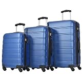Merax Luggage sets of 3 Piece Carry on Luggage Airline Approved,Hard Case Luggage Expandable Checked