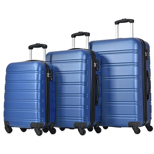 Merax Luggage Sets Of 3 Piece Carry On Luggage Airline Approved,Hard Case Luggage Expandable Checked Luggage Suitcase Set With Wheels #TOP5