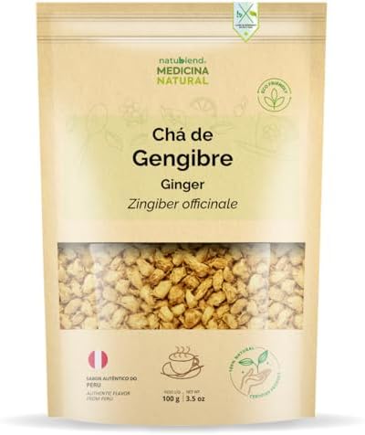 Chá de Gengibre, Importado do Peru, Rizomas Selecionados, Medicin...