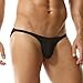 TADUANO Men's Underwear Bikini Briefs Mini Low Rise Fashion Sport Stretchy Thin Breathable Sexy Black