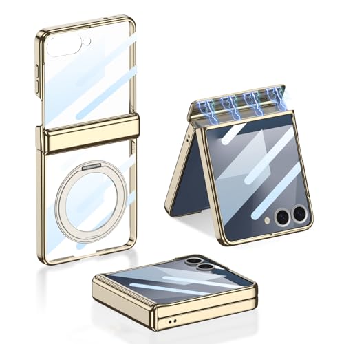 Coque protection Samsung Galaxy Z Flip 7 antichoc dorée premium