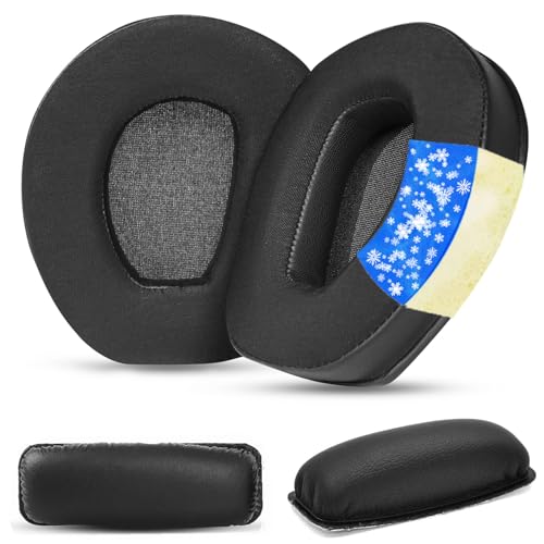Cooling Gel Ear Pads Headband Compatible con Sennheiser RS165/RS175 HDR175/HDR165/HDR175/TR165/TR175 Almohadillas de repuesto con tela de seda de hielo y grosor adicional miniatura 1