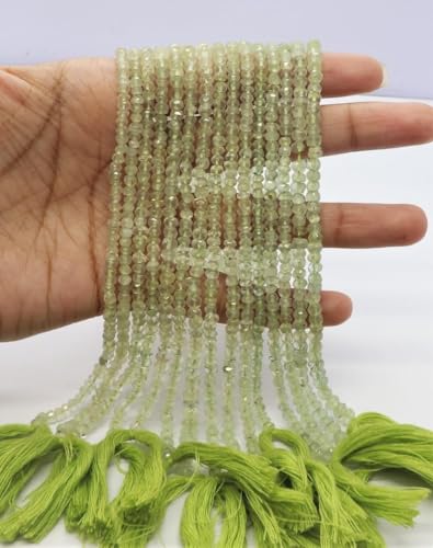 Perles rondes à facettes naturelles sans défaut pour enfilage fluide de bijoux
