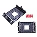 AM4 Lot de 2 supports de montage pour processeur et ventilateur froid pour AMD AM4 B350 X370 A320 X470