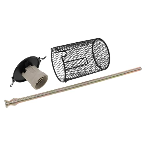 VILLFUL -Jour Pour Cage D'Animal De Compagnie -Jour Pour Terrarium Lampe Chauffante Protection Pour Lampe Protection Pour Luminaire Pour Reptiles -Jour Anti-Brûlure
