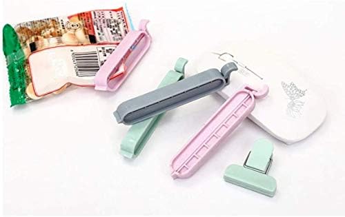 YBG Home 13 Pieces Food Clips, Plastic Food Bag Clips Colourful Packet Clips Sealing Clips Seal Clamp Close Storage Bags Sealer for Food, Snack, Kitchen, Travel, Camping(3 Sizes)YBG Home