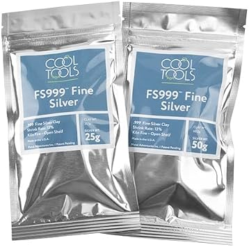 Cool Tools - FS999TM Fine Silver Clay - 50 gram - New Improved Formula