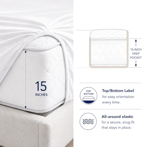 Image of 800 Thread Count Queen Sheet Set,Egyptian Cotton Sheets Queen Size Bed Set
