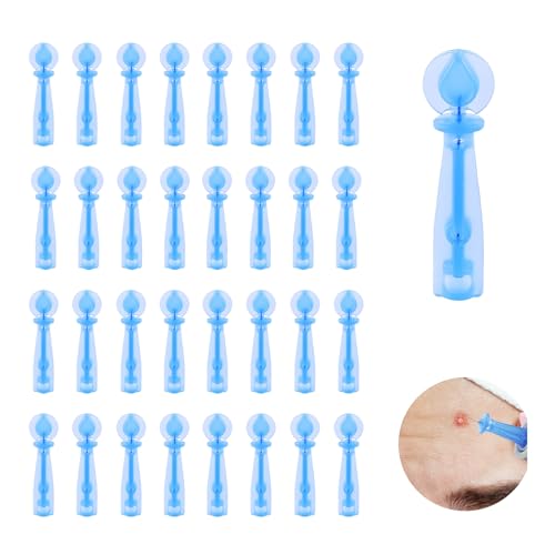 100 Stück Pickel Ausdrücken Werkzeug, Mitesserentferner, Einweg Mitesser-Makel-Entferner, Perfekt für Professionelle Hautpflege