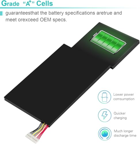 Image of BTY-M6K Laptop Battery for MSI Stealth Pro GF63 GF65 GF75 GS63VR GS73VR 7RG 7RG-005 Thin 8RB 8RC 8RD 8RD-031TH 8RC 8RF 8SC 8RX Thin WS63 8SK WP65 WF65 WF75 MS-16K3 MS-17B4 MS-16W1 MS-16R1 (BTY-M6K)