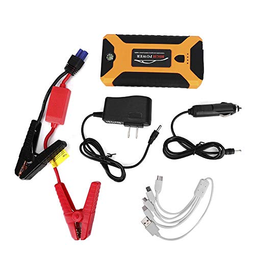 Qiilu Car Start Power Supply, 12V 20000mAh Automotive Emergency Start Power Supply Lamp