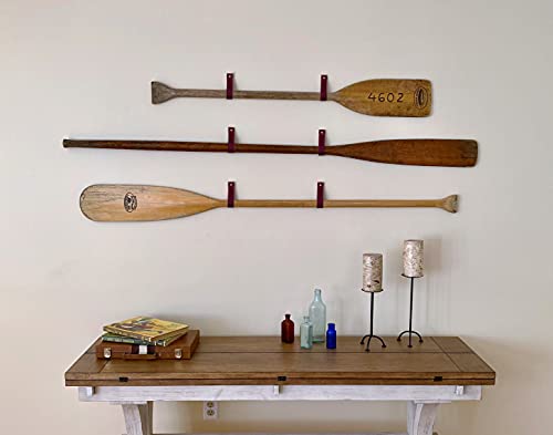 Kayak Paddle AQQHSAIN Pcs Wooden Paddle Holder Wall Mount Oar