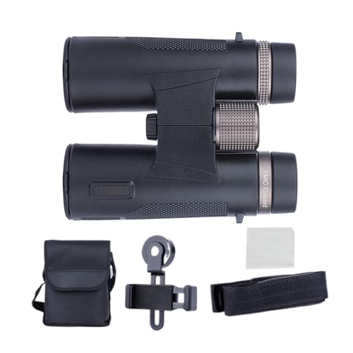 Hogvinnatil Binoculares De Viaje | Prismáticos Portátiles para Conciertos | Lentes Ed, Antideslizantes, Impermeables, Visión Nocturna con Poca Luz, Alta Definición para Observación De Aves Caza