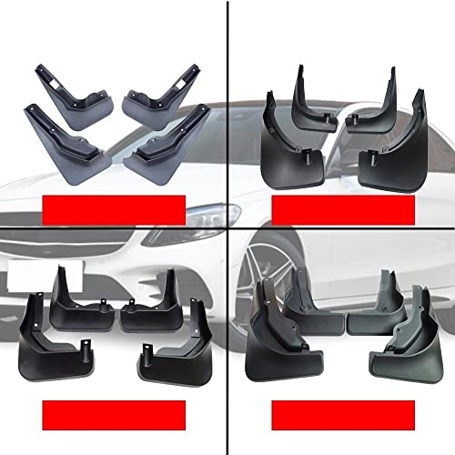 Guardabarros para coche Mercedes Clase C W205 que evitan salpicaduras y daños de grava 4