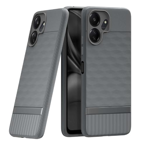 Image of Shockproof Case for Mi Redmi 13C 4G / Poco C65 4G | Full Camera Protection | TPU Flexible Back Cover for Mi Redmi 13C 4G / Poco C65 4G (Graphite Grey)