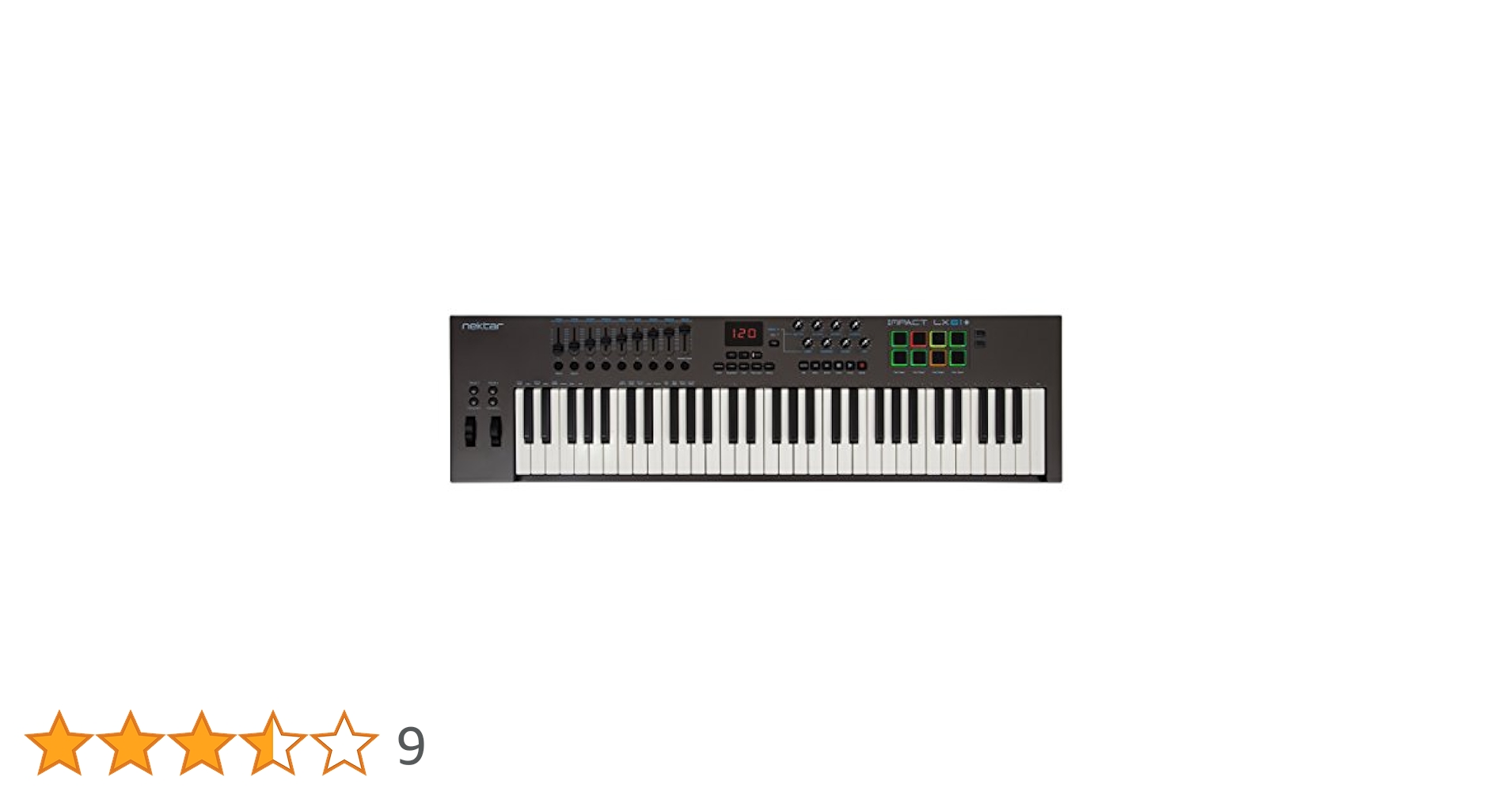IMPACT LX61+ USB MIDIキーボード Amazon.com: Nektar Impact LX61+ Keyboard Controller