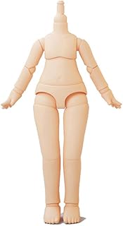 XiDonDon 10cm Doll Body 1/12 YMY PVC Body for GSC,STO,1/12 BJD Doll Head Movable Spherical Joint Dolls Action Figure Girls Boys Toys (2G-Lengthen Normal White)