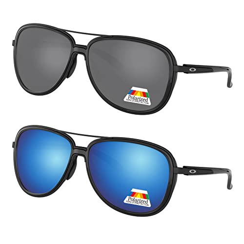 Image of Bwake Replacement Lenses for Oakley Split Time Sunglasses OO4129 POLARIZED