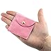 IFAMIO 6 Pcs Jewelry Pouch Bags Velvet Jewelry Storage Bags with Snap Button Pink Microsuede Luxury Small Gift Packaging for Necklaces Bracelet Rings Earings Watch Coins