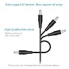 Belker USB to DC 5V Power Cord, USB to DC Power Cable with 13 Interchangeable connectors for Router, LED Light, Mini Fan, Speaker and More 5V Devices