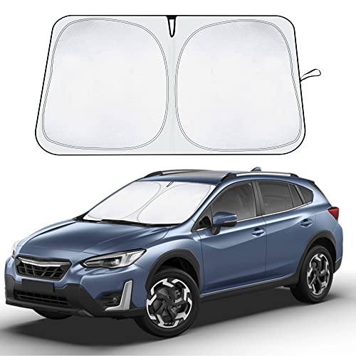 Image of EcoNour Windshield Sunshade for Subaru Crosstrek 2013-2015 2016 2017, Sun Visor for Front Windshield & Window Sun Shade Cover, UV Heat Blocker & Protector, Car Accessories
