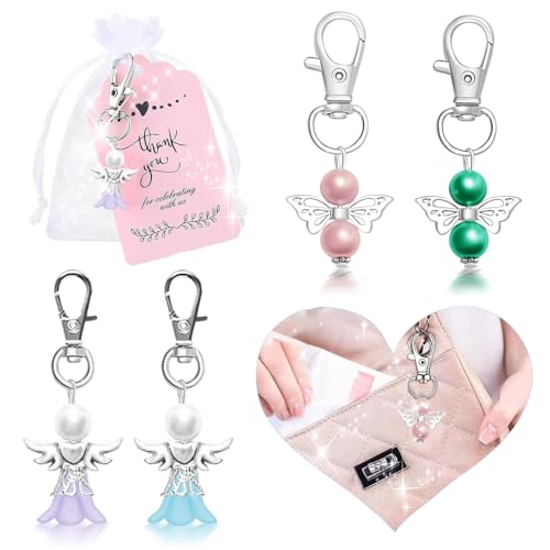 HSYTEK Etiqueta de regalo de ángel de la guarda para comunión boda Navidad (color)