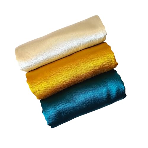 Image of Premium Muna Satin Hijab | Pack of 3 | 200 cm x 70 cm | Elegant Choice for All Occasions - Parties, Weddings & Festivals |
