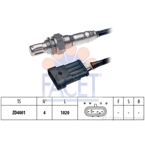 Preisvergleich Produktbild Facet 10.7096 Lambdasonde