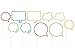 10-Piece Photo Props For Party, Speech Bubbles