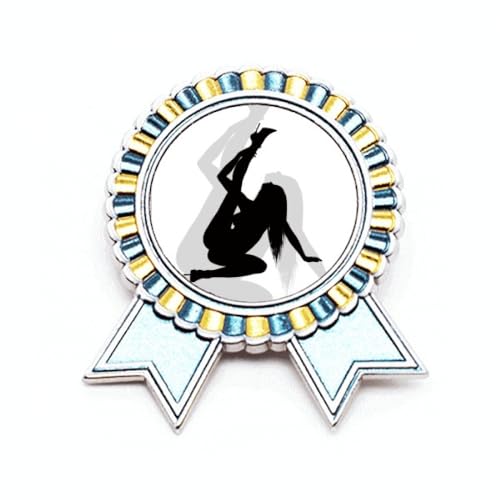 Broche femme trompeuse en métal M pour sublimer un manteau