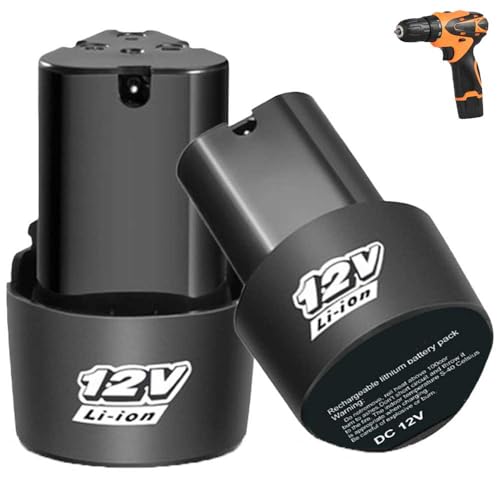 Image of Cordless Drill Battery 12V for Cordless Drill | Replacement Battery for Cordless Drill KG121 (1Pcs 12V Lithium-ion Battery 1.5Ah)
